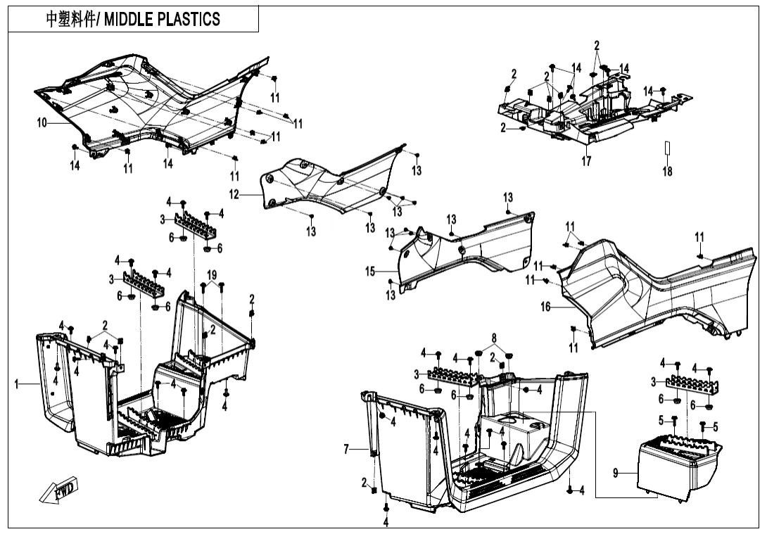 F04-3-A-V2 MIDDLE PLASTICS