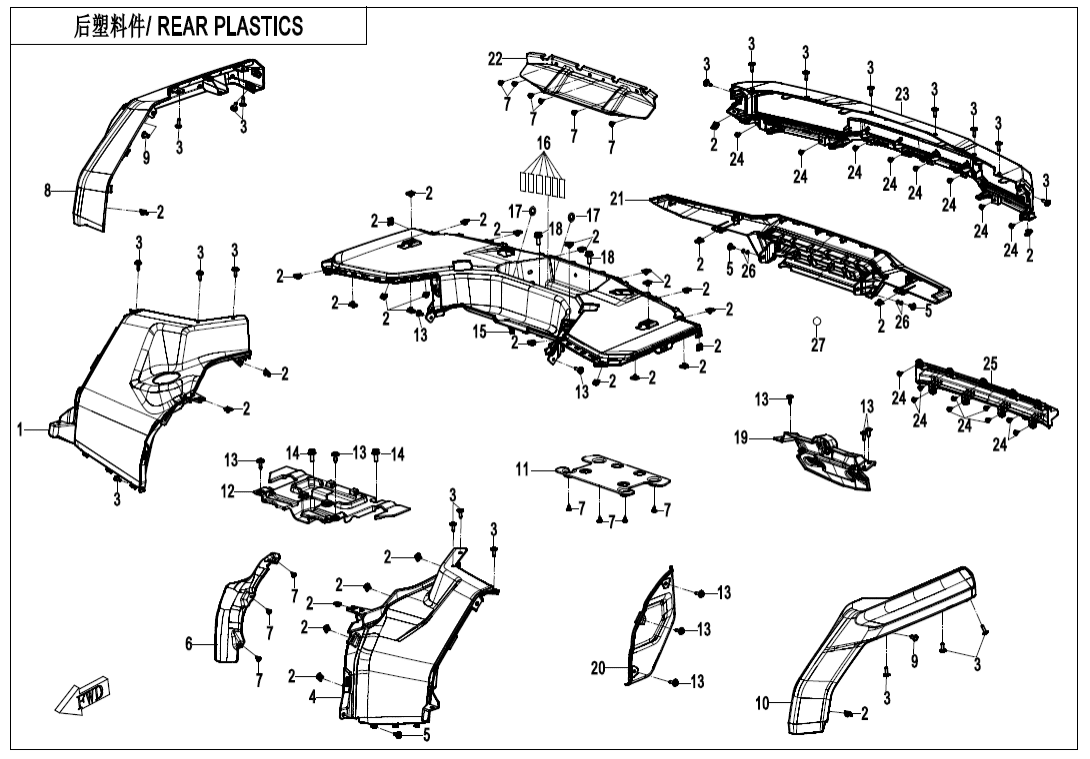 F04-4-V2 REAR PLASTICS
