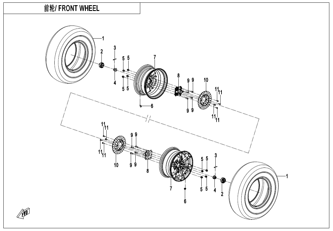 F07-A FRONT WHEEL