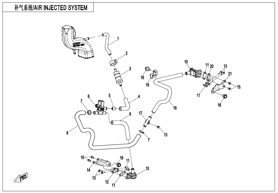 F00-3-V1 AIR INJECTED SYSTEM