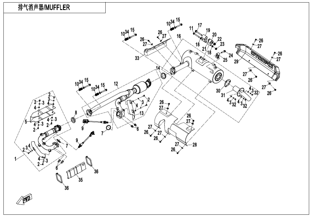 F02-1 MUFFLER