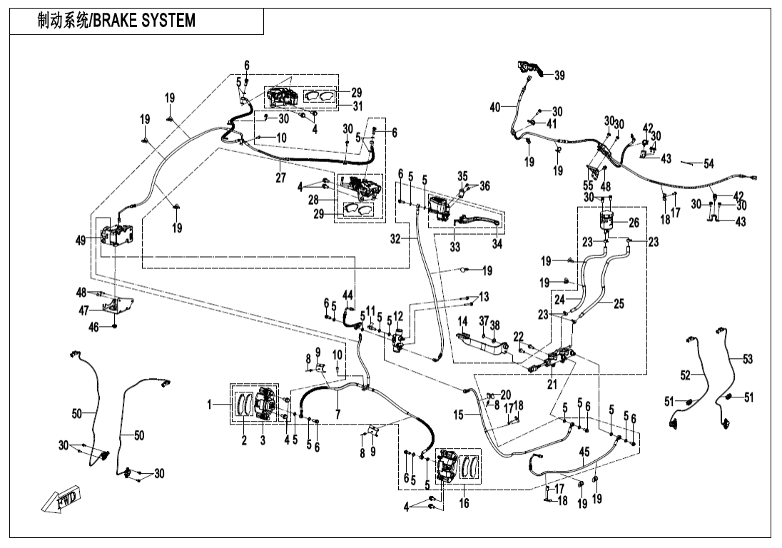 F08-B BRAKE SYSTEM-RH(ABS)