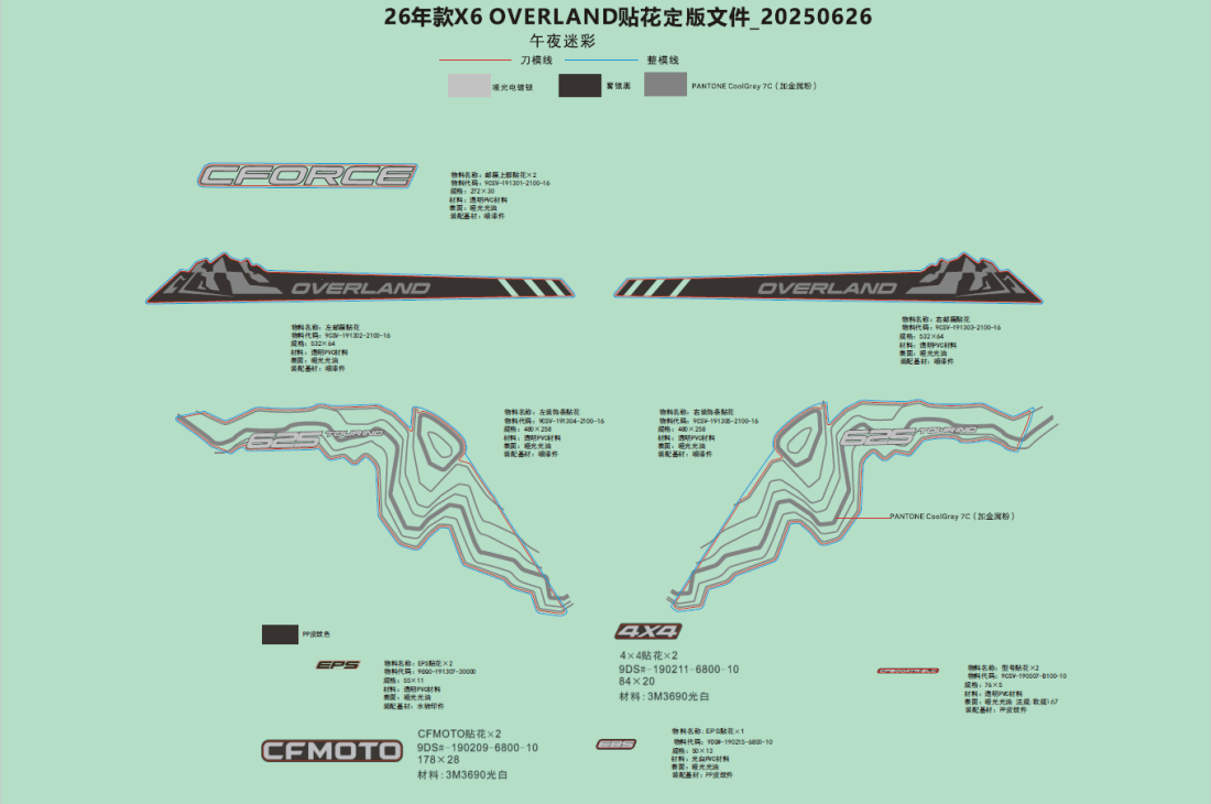 F19-1-G DECAL KITS(VSX MIDNIGHT CAMO)