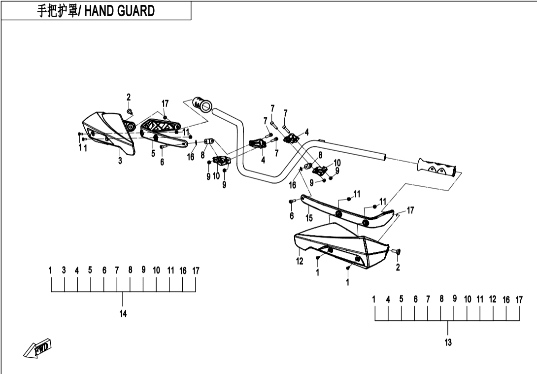 F10-3 HAND GUARD