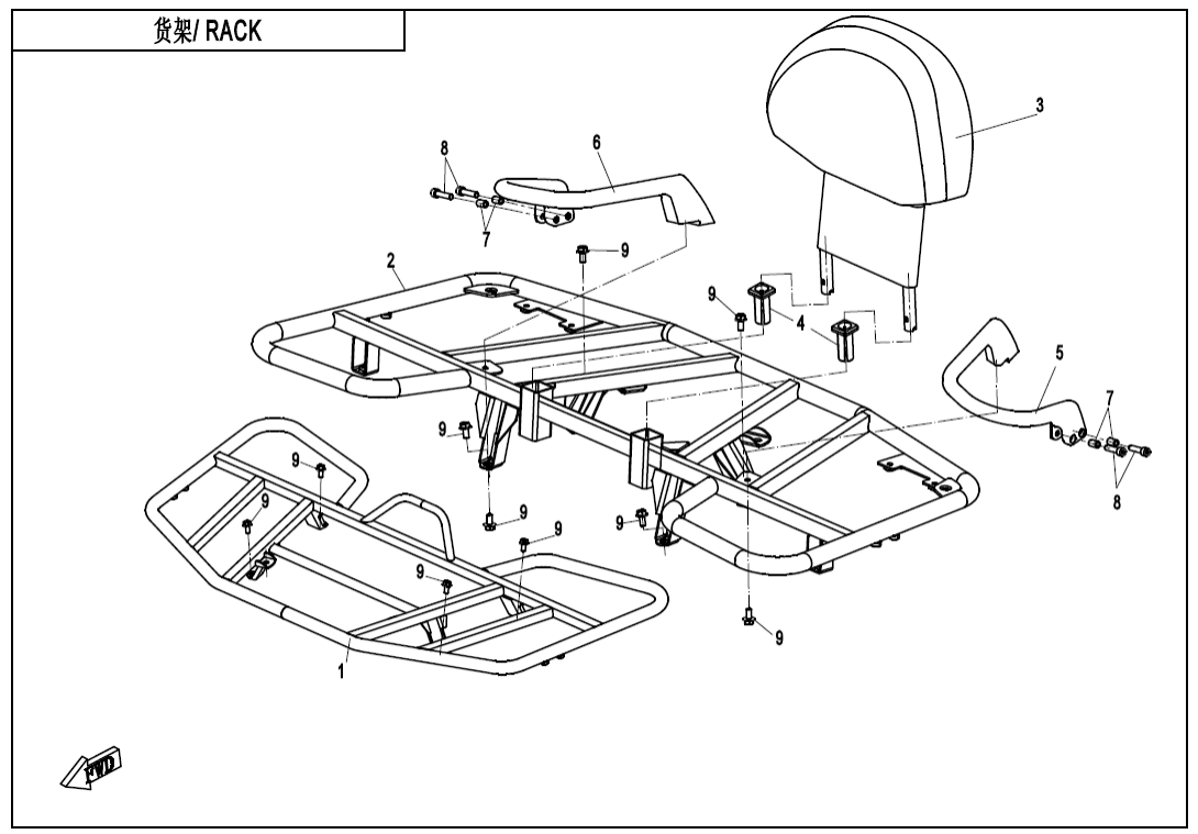 F14-B RACK(STEEL)